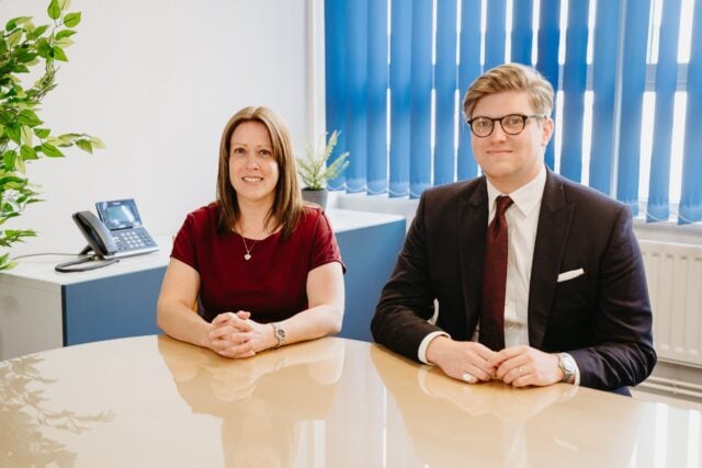 Denise And James Looking At Camera