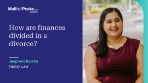 Jaspreet Burrha, from our family team, talks about how finances are divided in a divorce.