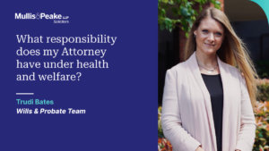 Trudi Bates in our Wills & Probate team talks about health and welfare Lasting Power of Attorneys.