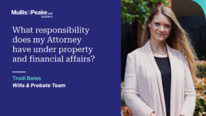 Trudi Bates in our Wills & Probate team talks about property and financial affairs Lasting Power of Attorneys.
