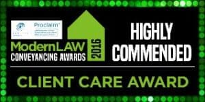 Modern Law Conveyancing Award logo