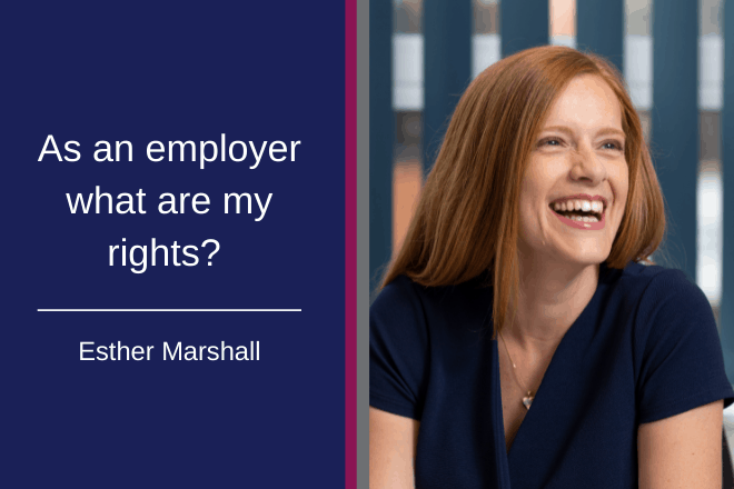 As an employer what are my rights