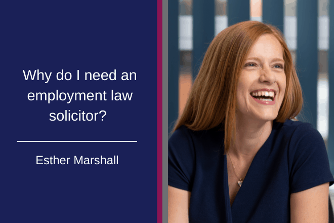 Why do I need an employment law solicitor