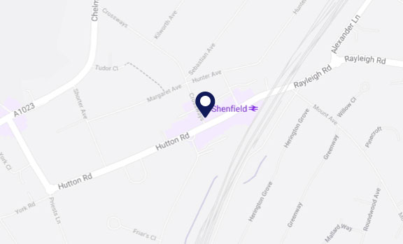 Map of Shenfield