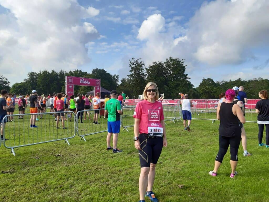 Joanne Wood Completed the Vitality 10k