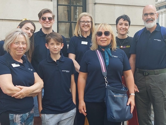 Picture of team on London Legal Walk