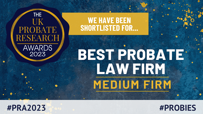 Probate award for Best Firm: Medium