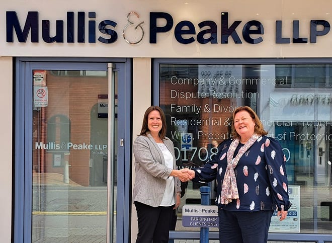 Mullis & Peake joins with second firm of solicitors in Upminster