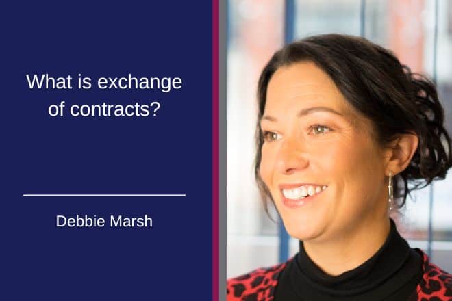Debbie in Mullis & Peake's conveyancing team explains what exchange of contracts is in a residential property transaction.